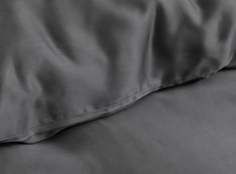 SILKY BAMBOO Anthracite 140x220 dynetrekk