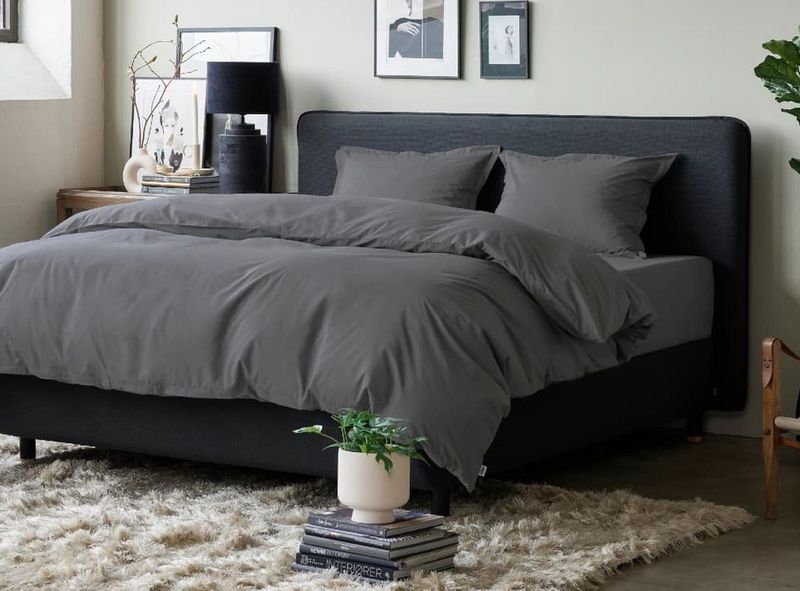 Home by TEMPUR® Egyptian Cotton 140x220 Anthracite dynetrekk